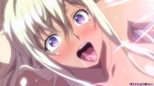 Blonde hentai babe gets her wet pussy pumped deep
